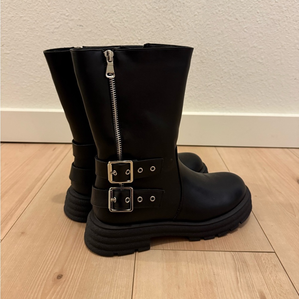 Chunky Chelsea Moto boots - Glamorous